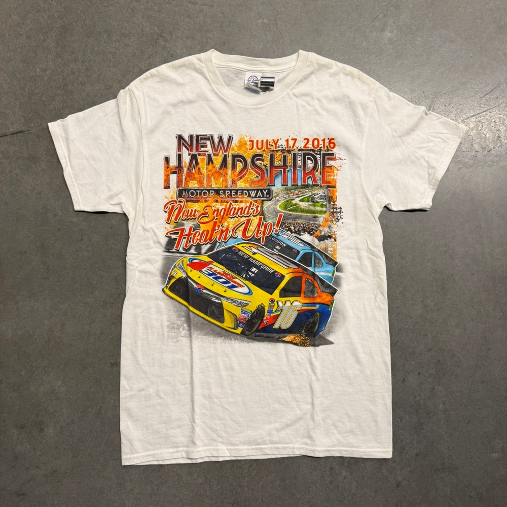 Delta NASCAR New Hampshire Motor Speedway 301 Starting Lineup T-Shirt White M